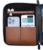 Business-Organizer | Edles Echt-Leder-Case mit 2 Fächern, Platz für A5 Block oder Tablet und wichtige Utensilien, ideal für unterwegs | HANS/SON