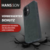 iPhone 16 Handyhülle mit gratis Displayschutz-Folie und Klappfunktion | Dünne Echtlederhülle mit MagSafe Funktion und herausnehmbarer Einzel-Hülle | HANS/SON