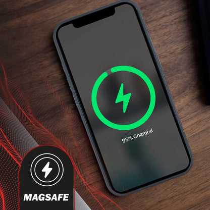 iPhone 16 Handyhülle mit gratis Displayschutz-Folie und Klappfunktion | Dünne Echtlederhülle mit MagSafe Funktion und herausnehmbarer Einzel-Hülle | HANS/SON