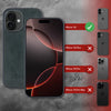 iPhone 16 Handyhülle mit gratis Displayschutz-Folie und Klappfunktion | Dünne Echtlederhülle mit MagSafe Funktion und herausnehmbarer Einzel-Hülle | HANS/SON